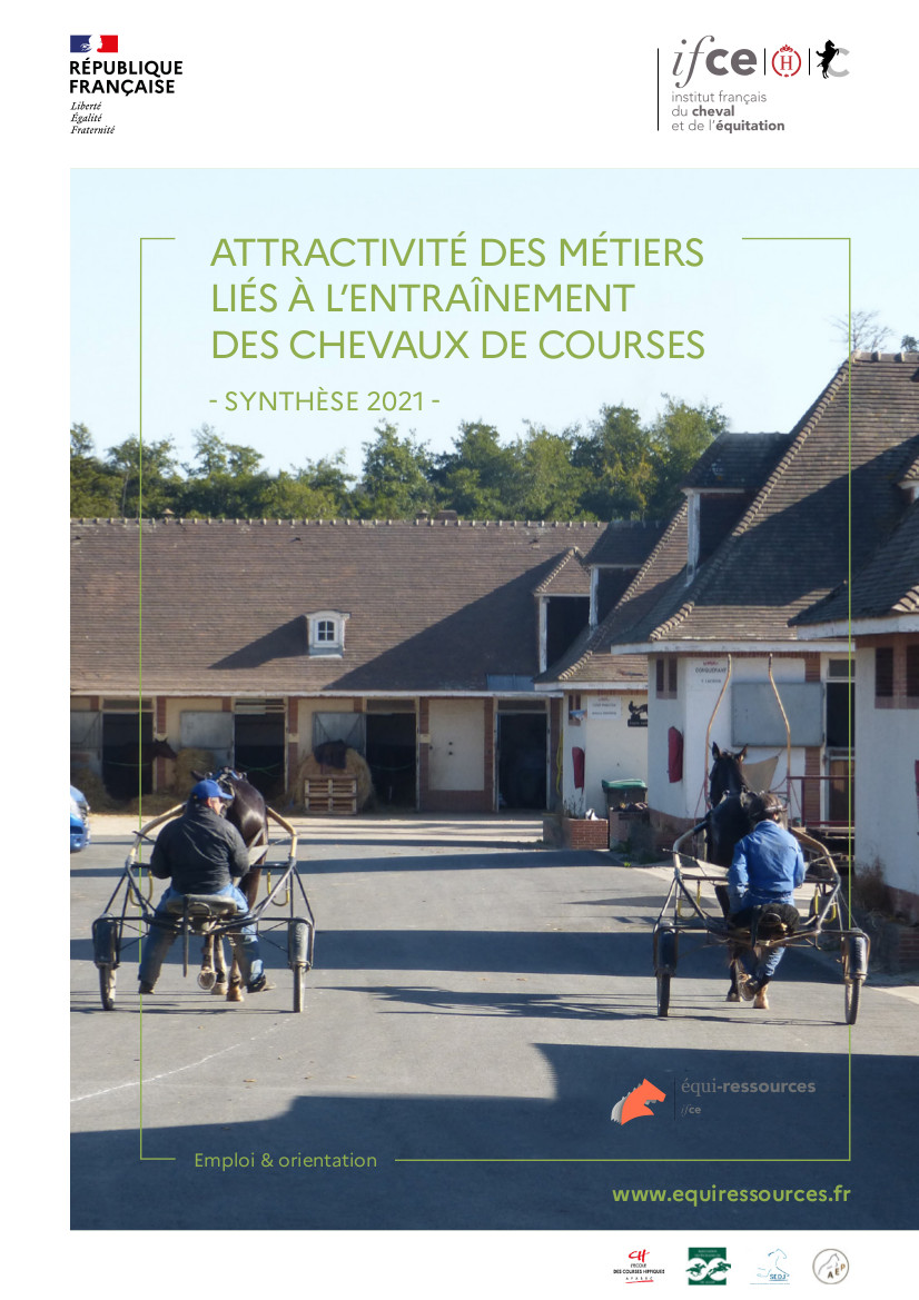 Synthèse - attractivité des métiers en lien avec l'entraînement des chevaux de courses