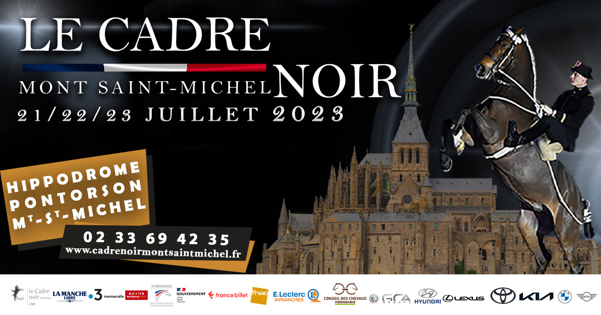 Le Cadre Noir de Saumur se produira à l'hippodrome du Mont-Saint-Michel